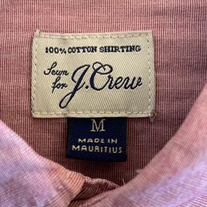 Classic j crew button down.  Mauve / pink.